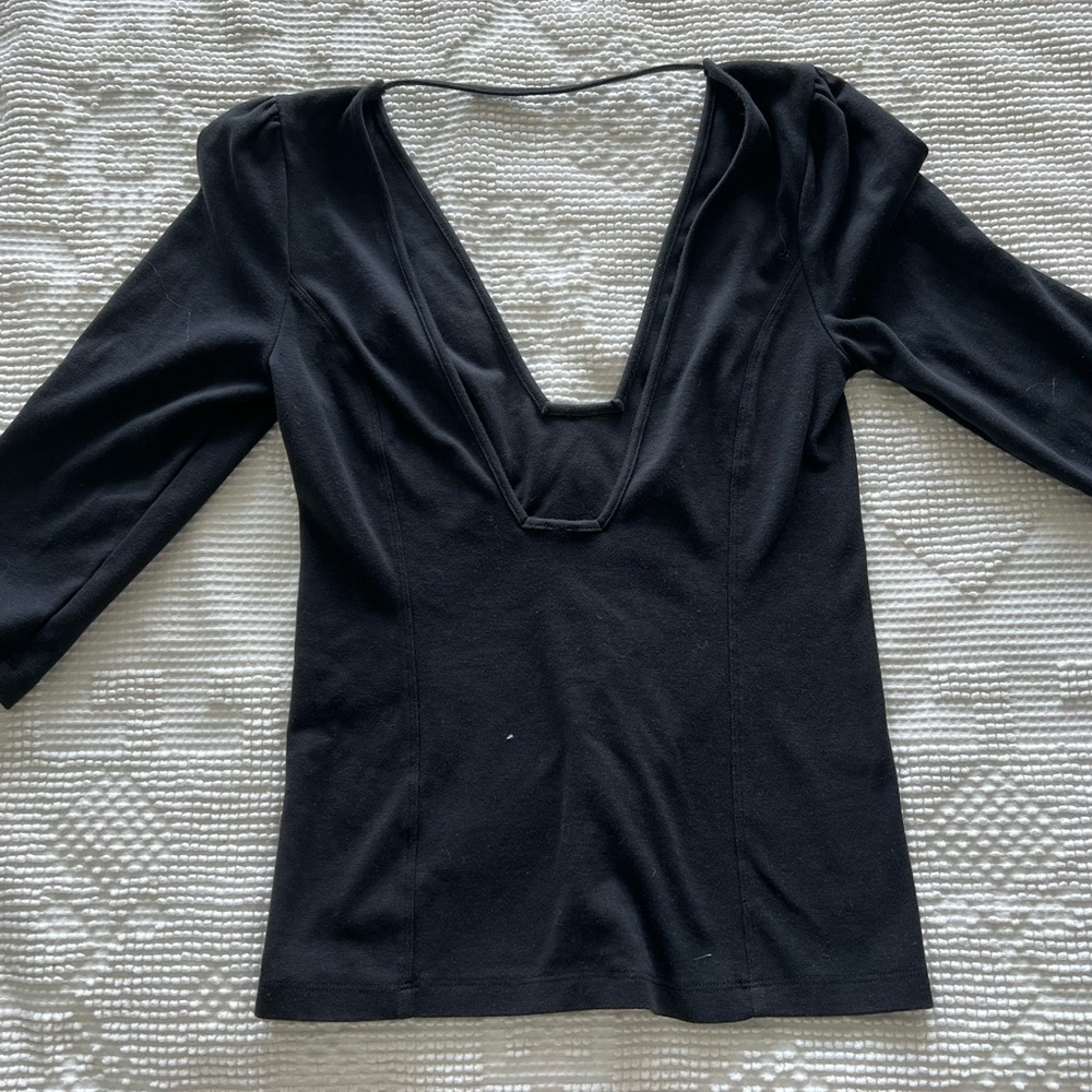Low Cut/Back Top - Picture 2 of 5
